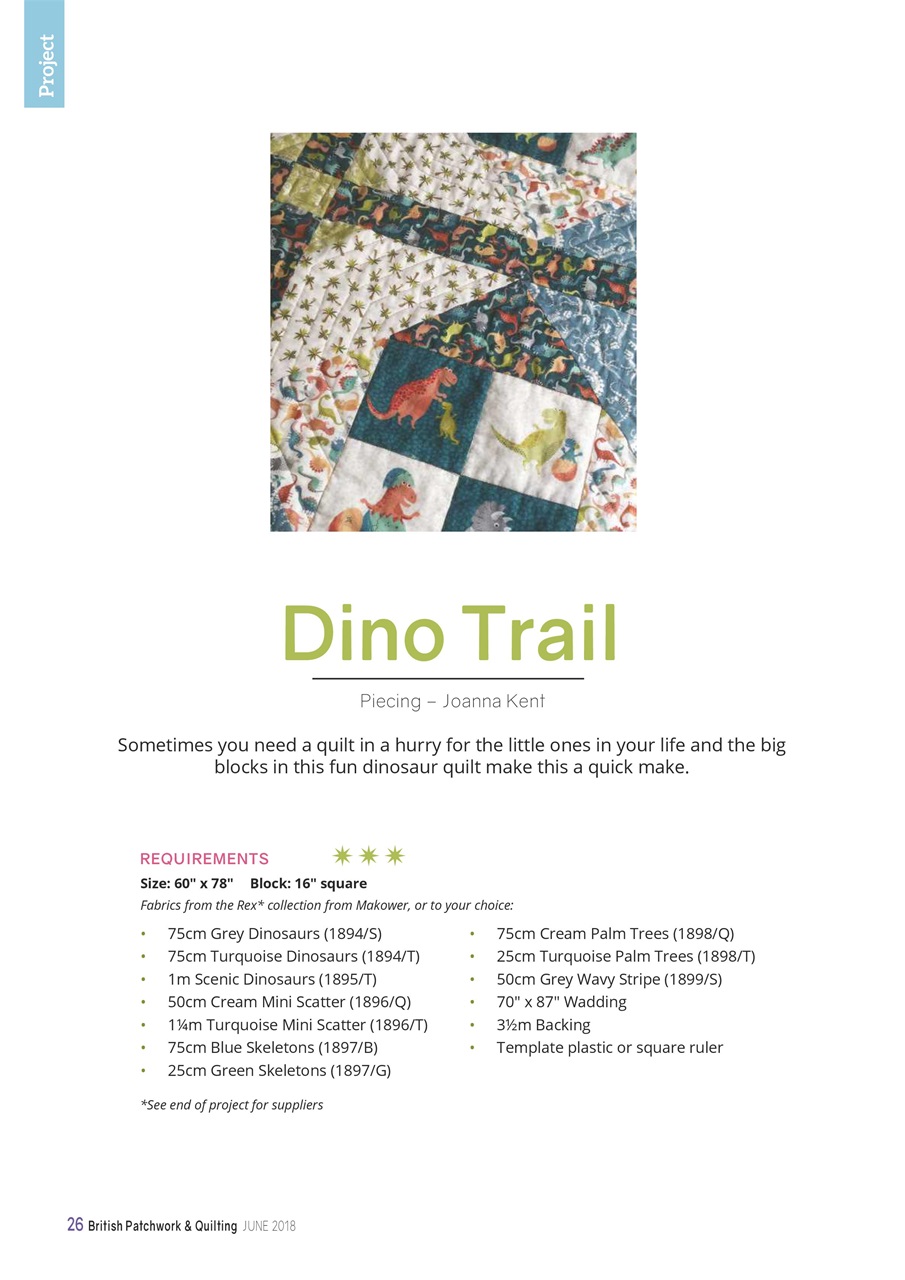 Patchwork and Quilting Preview Pages