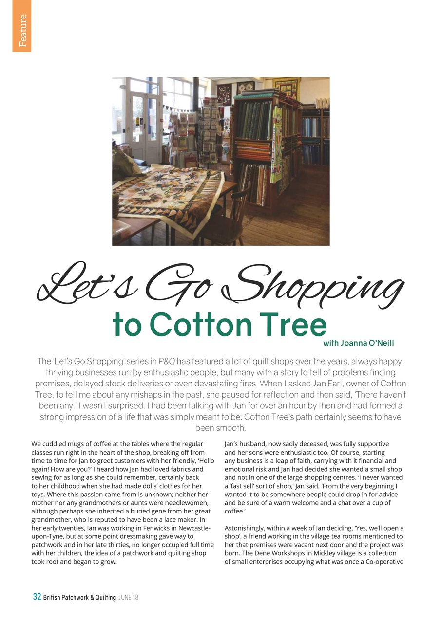 Patchwork and Quilting Preview Pages