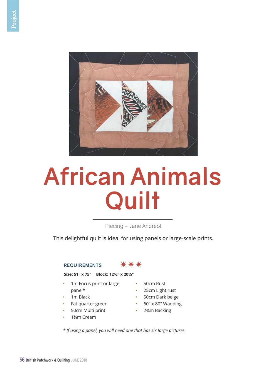 Patchwork and Quilting Preview Pages