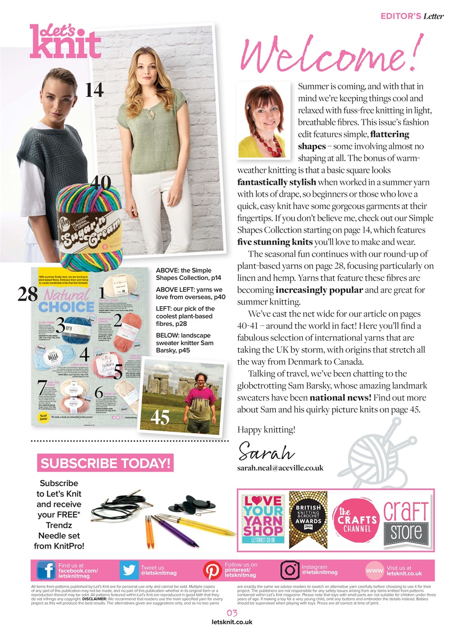 Let's Knit Preview Pages