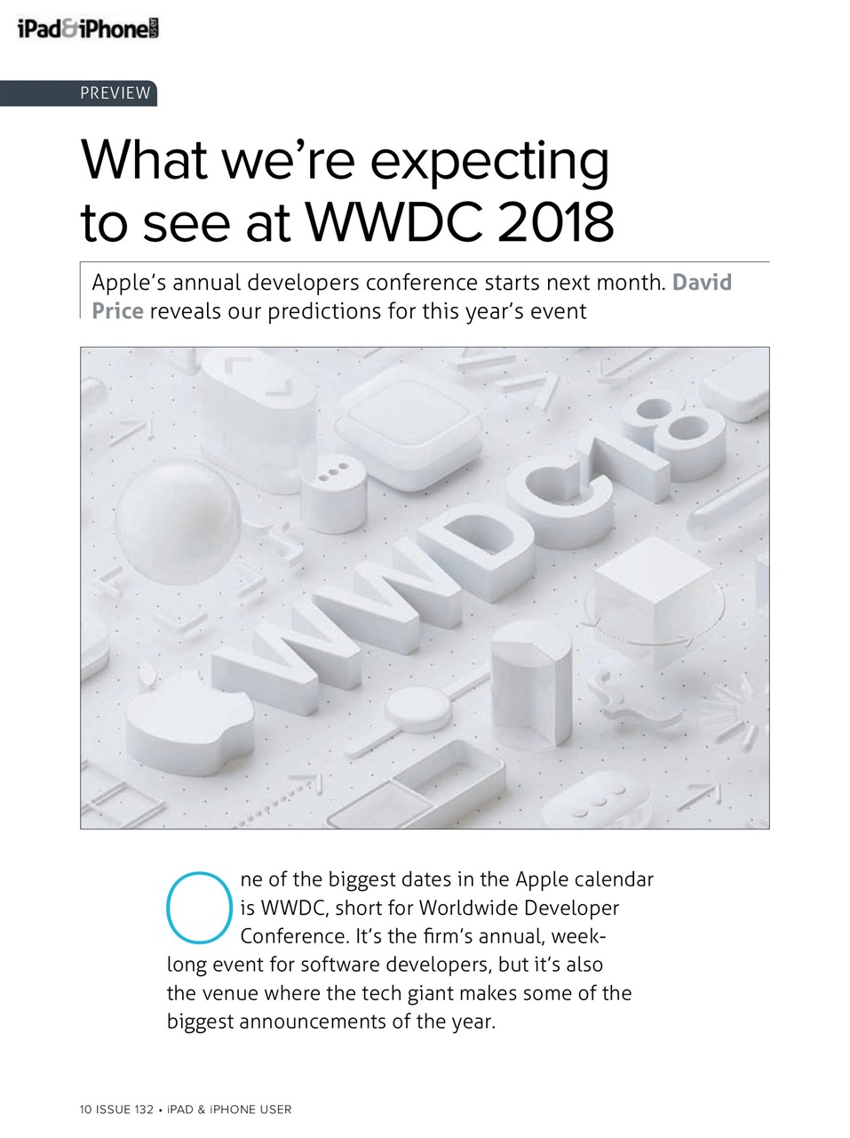 iPad and iPhone User Preview Pages