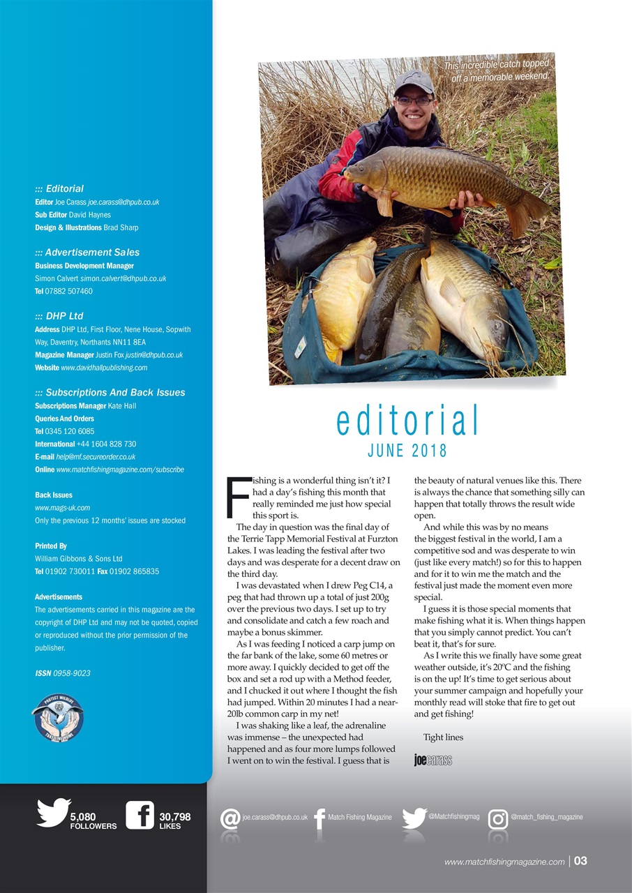 Match Fishing Preview Pages