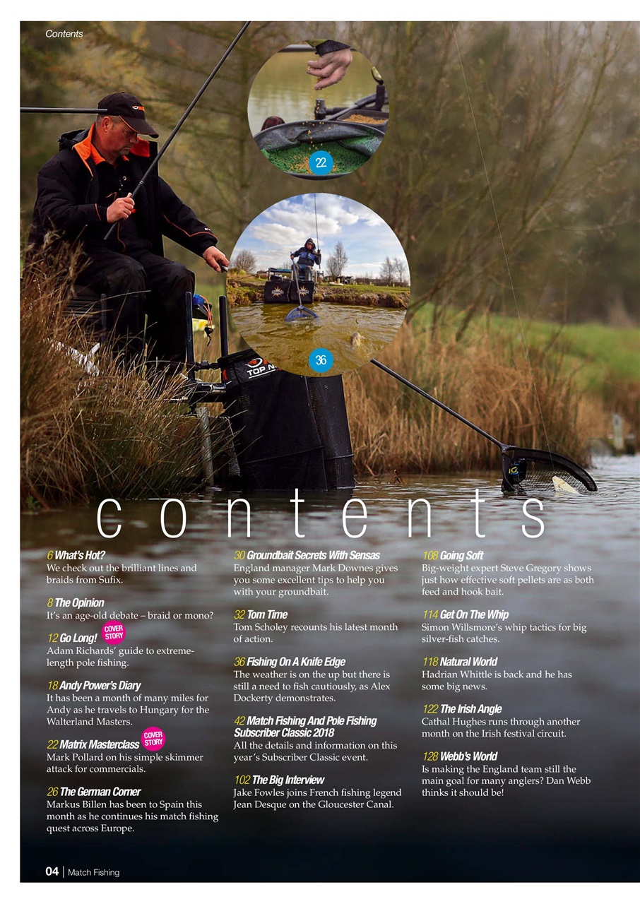 Match Fishing Preview Pages