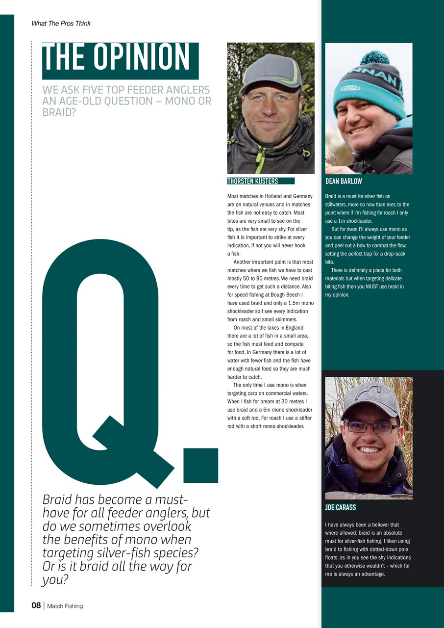 Match Fishing Preview Pages