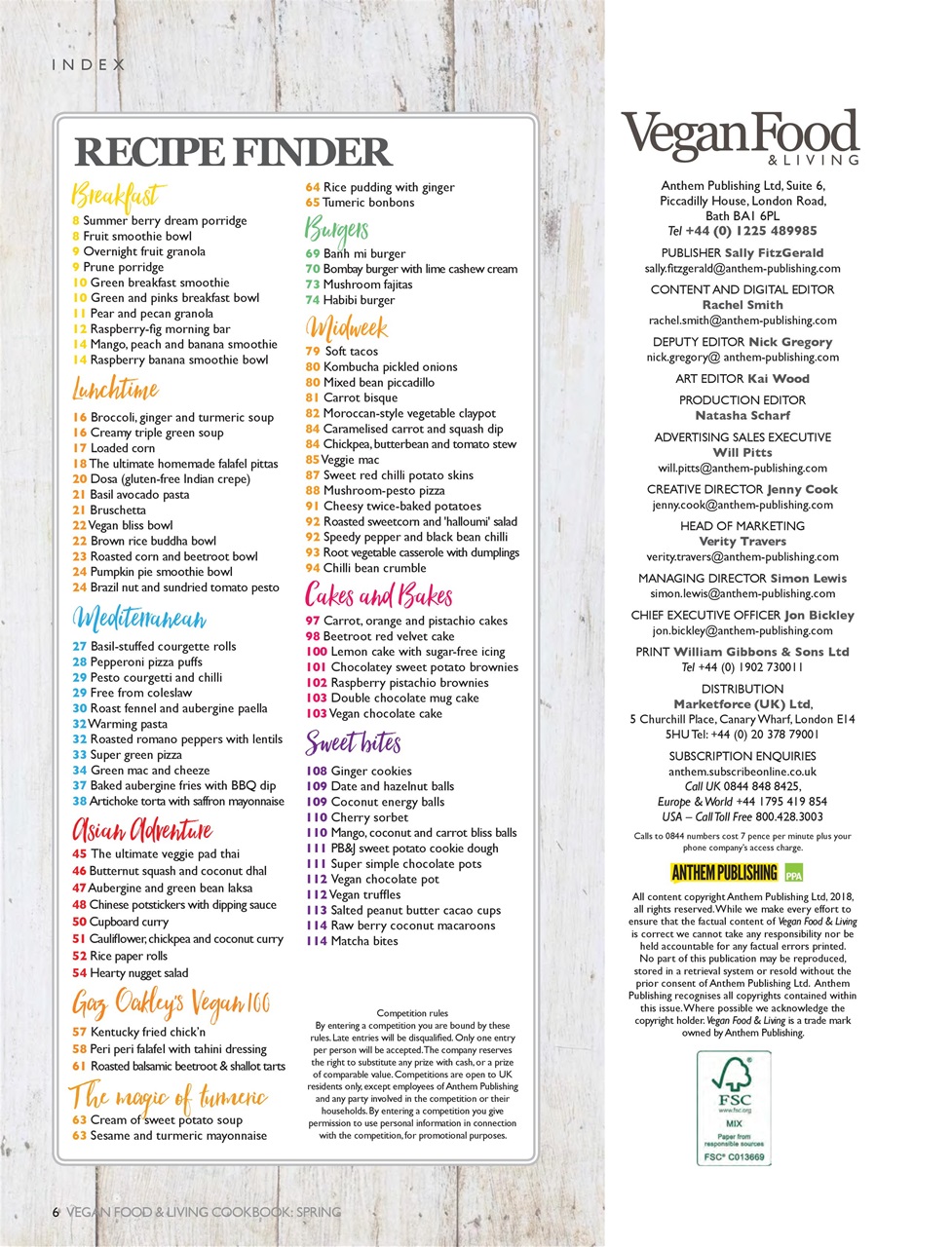 Vegan Cookbook Preview Pages