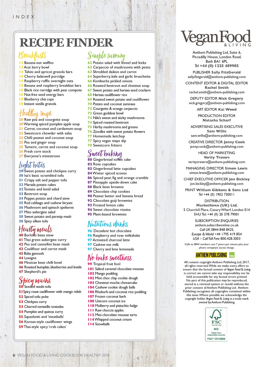 Vegan Cookbook Preview Pages