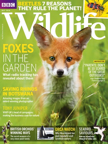 BBC Wildlife Magazine issue May 2018
