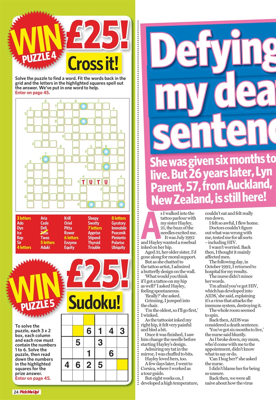 Pick Me Up Preview Pages