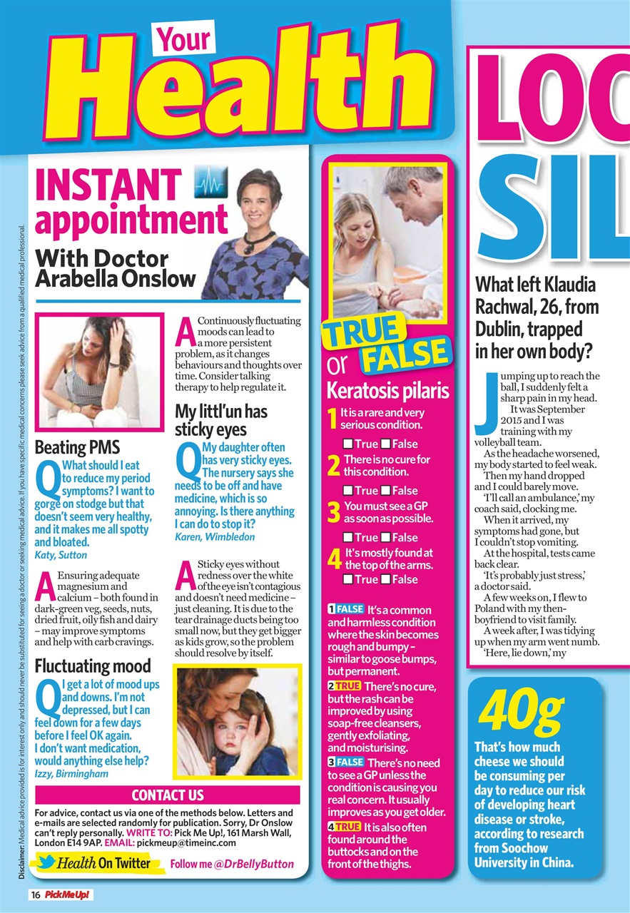 Pick Me Up Preview Pages