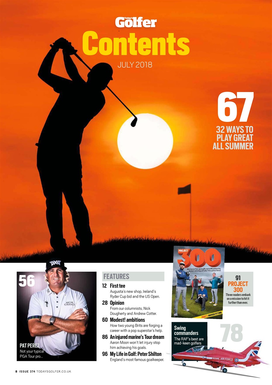 Today's Golfer Preview Pages