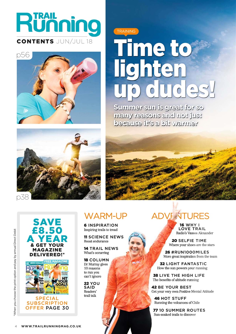 Trail Running Preview Pages