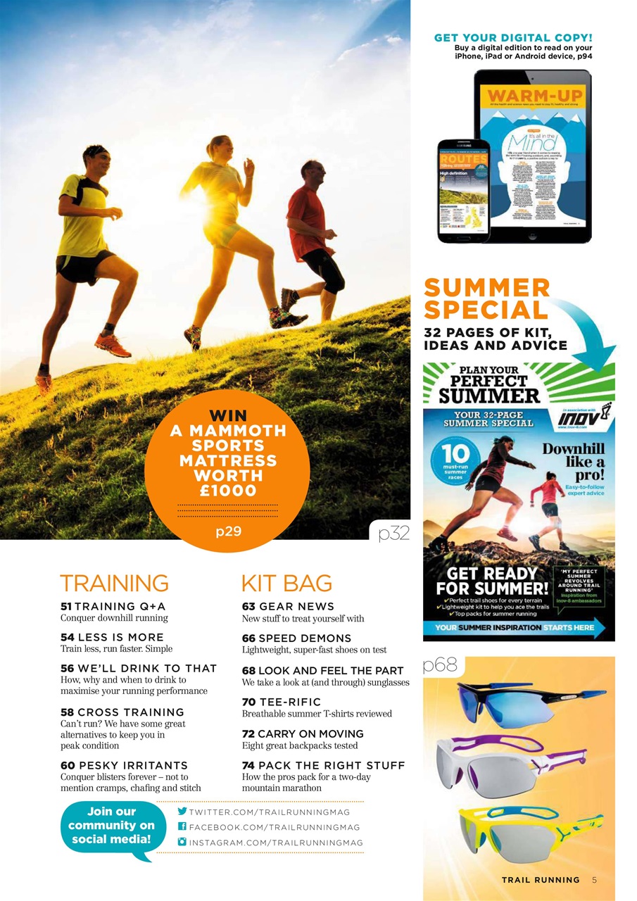 Trail Running Preview Pages