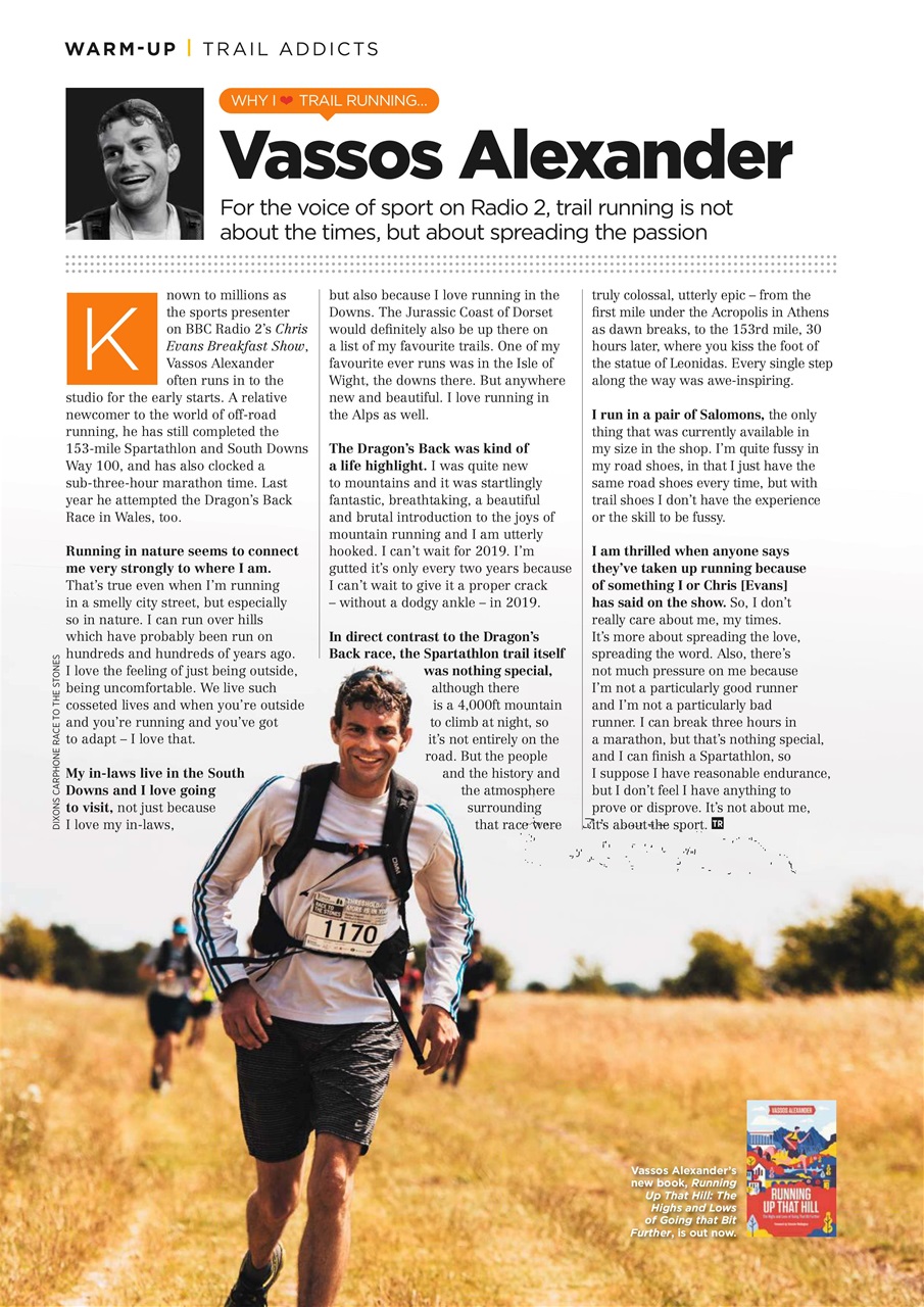 Trail Running Preview Pages