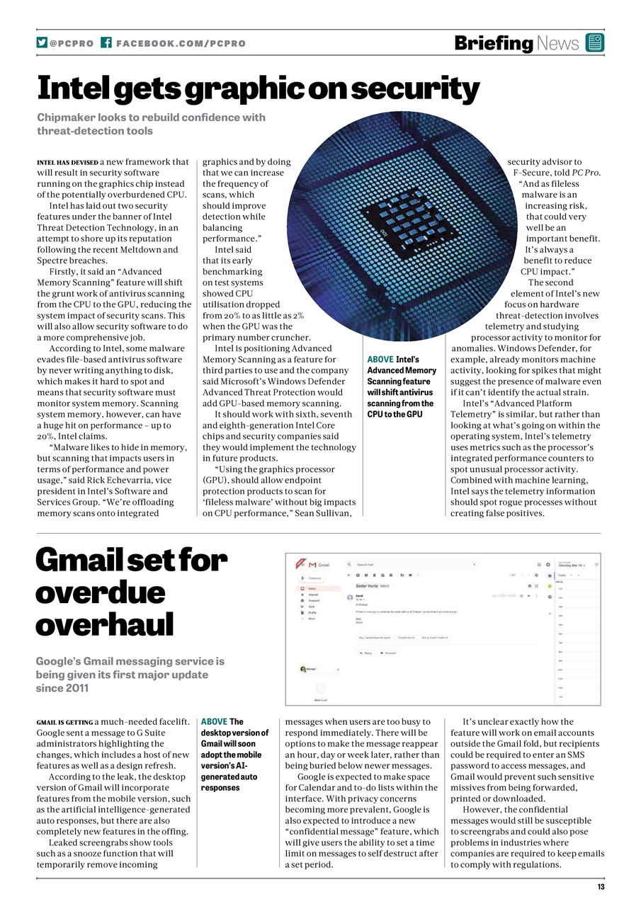 PC Pro Preview Pages