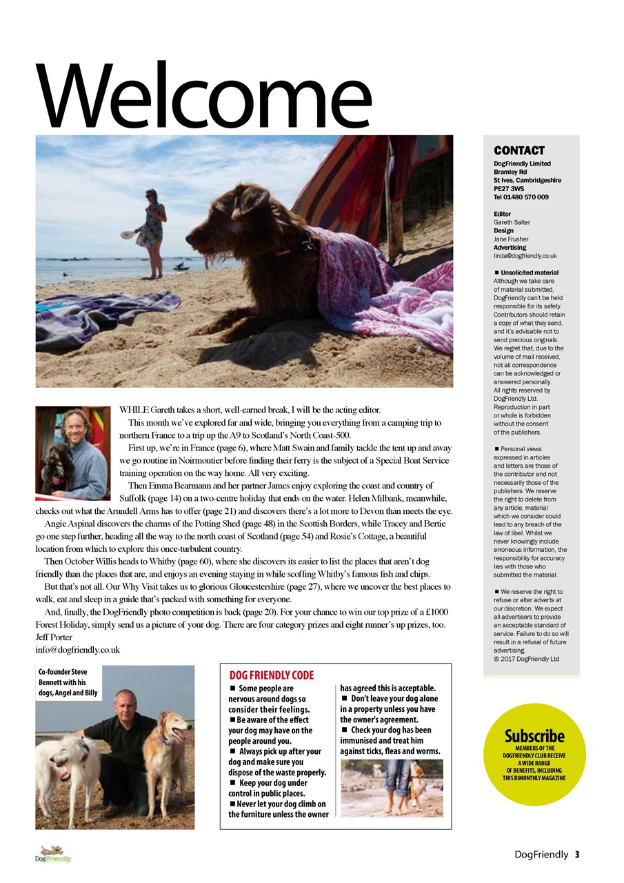 Dog Friendly Preview Pages