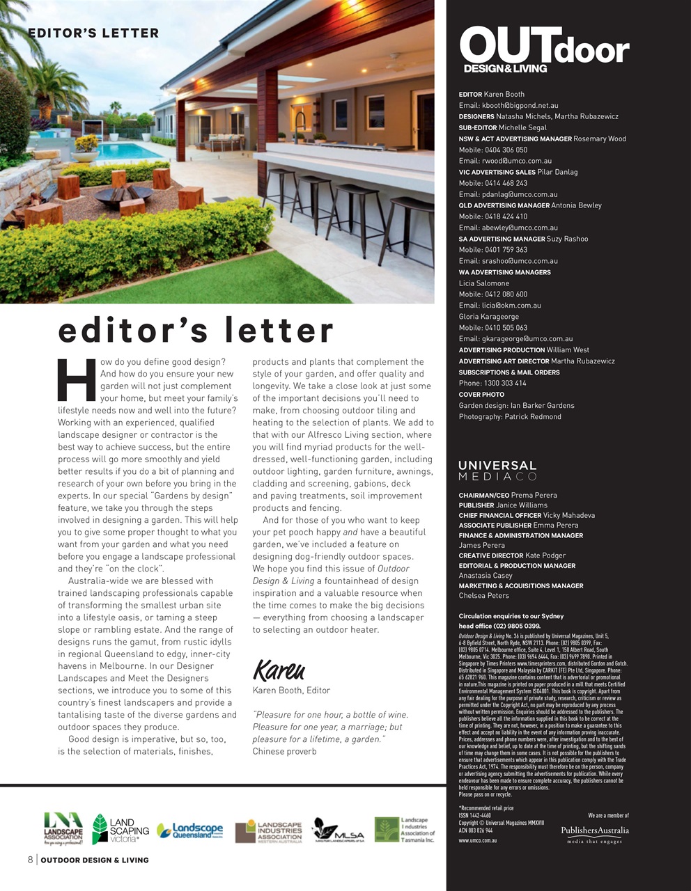 Outdoor Design & Living Preview Pages