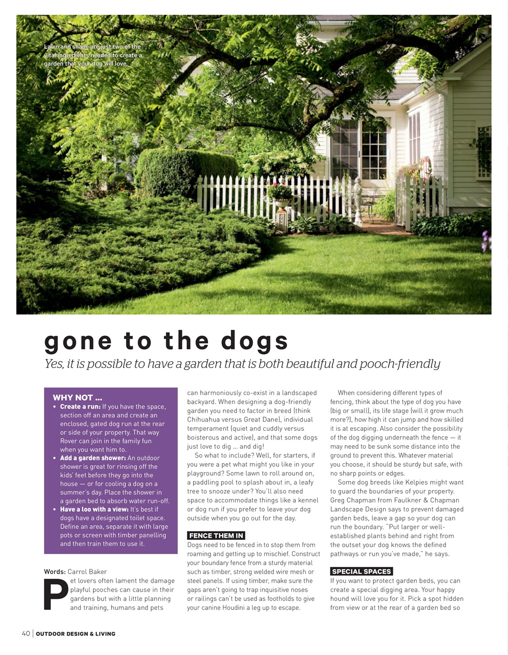 Outdoor Design & Living Preview Pages