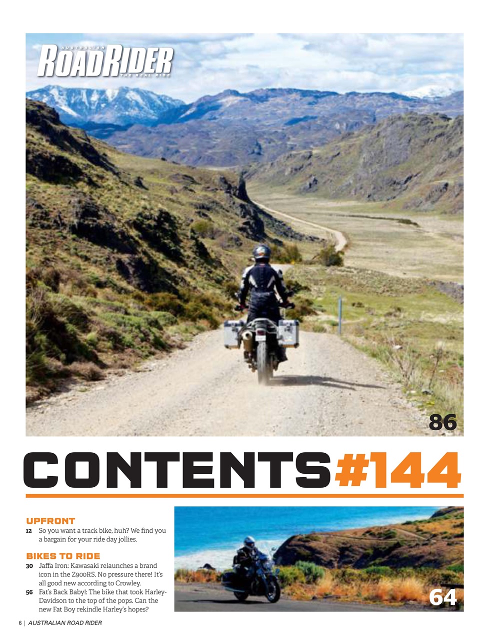 Australian Road Rider Preview Pages
