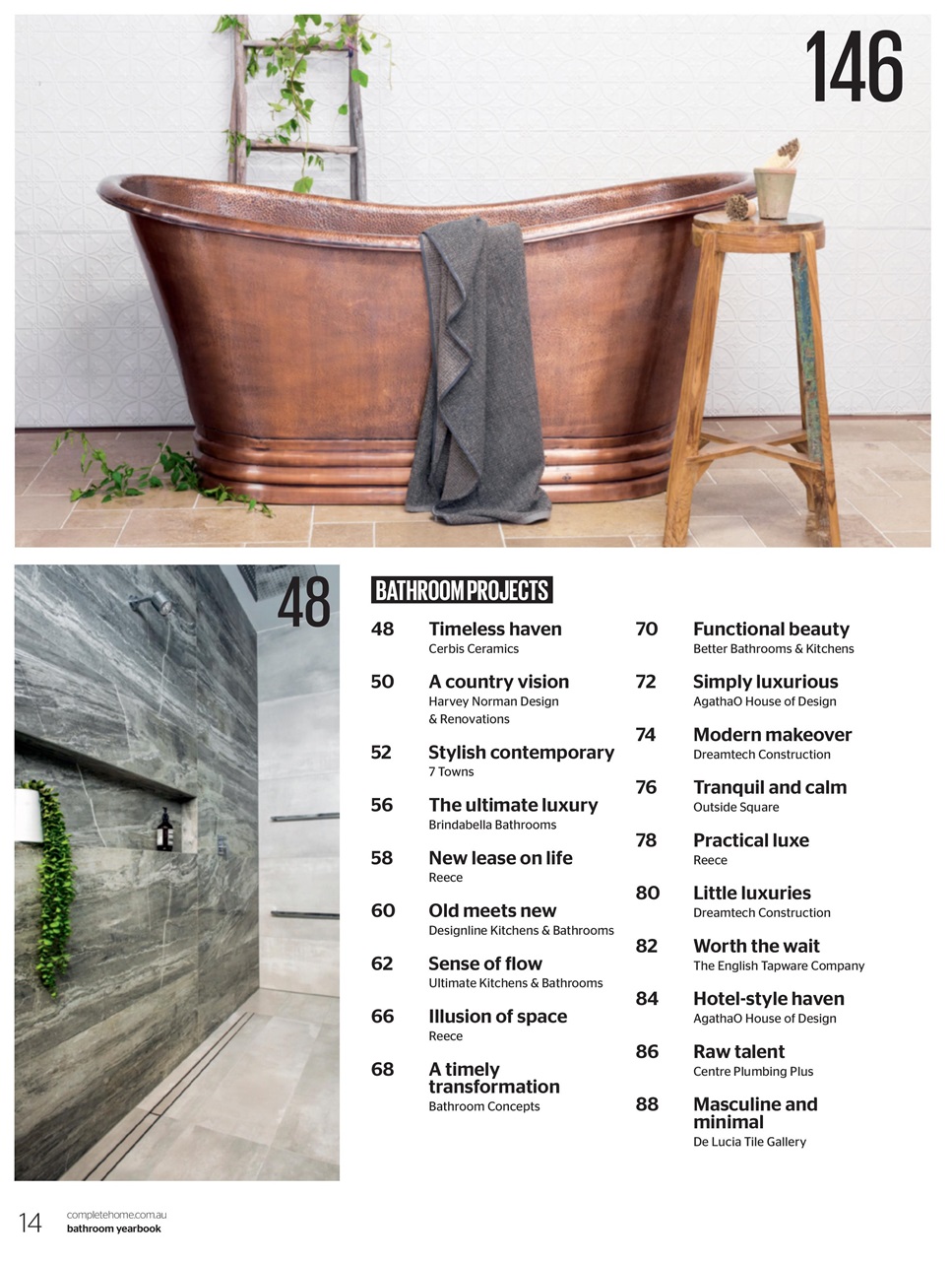 Bathroom Yearbook Preview Pages