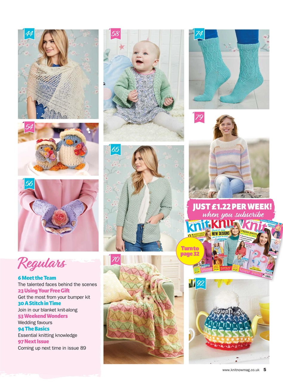Knit Now Preview Pages