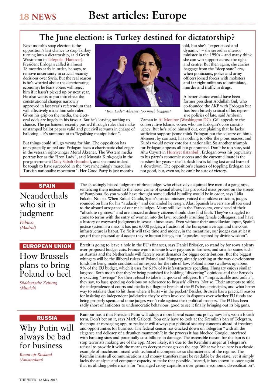 The Week Preview Pages