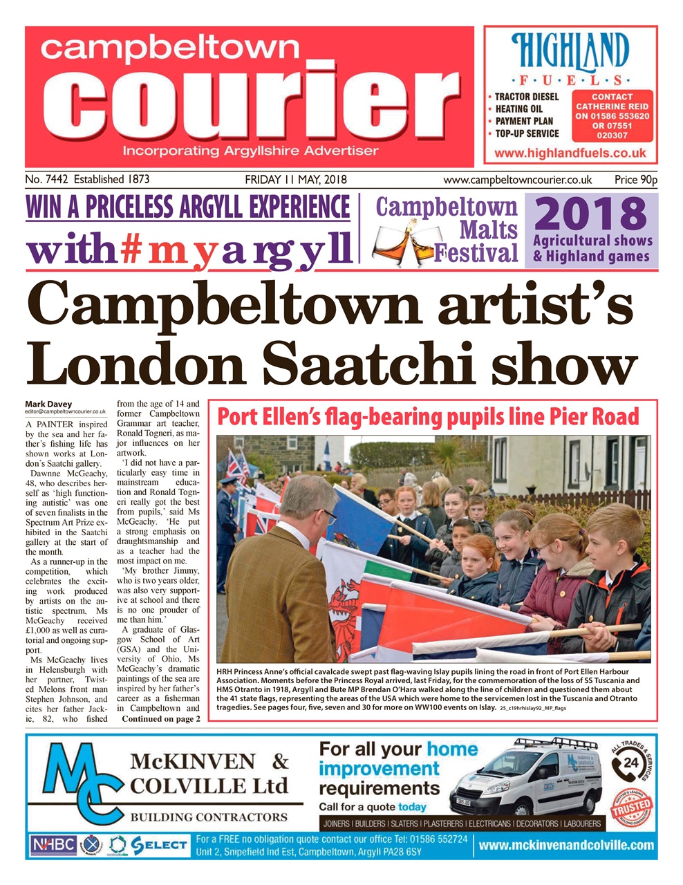 Campbeltown Courier Preview Pages