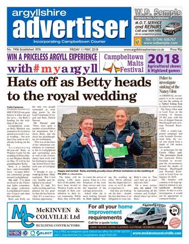Argyllshire Advertiser issue 11/5/18