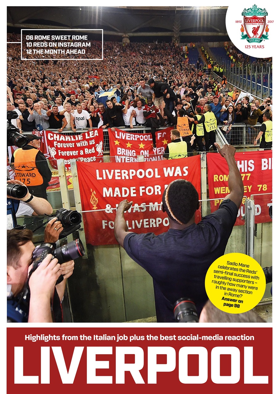 Liverpool FC Magazine Preview Pages