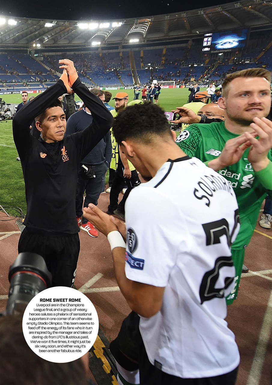 Liverpool FC Magazine Preview Pages