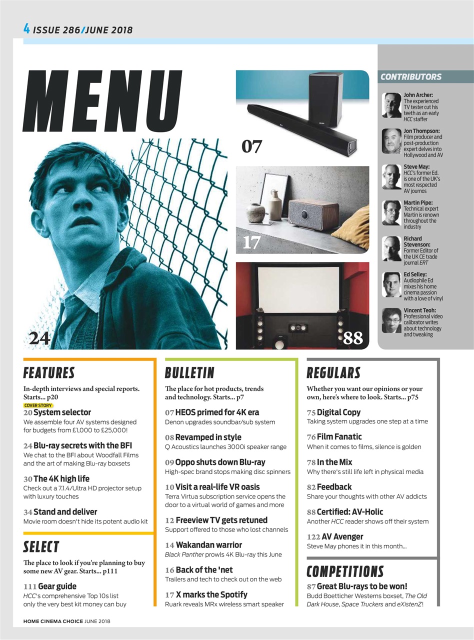 Home Cinema Choice Preview Pages