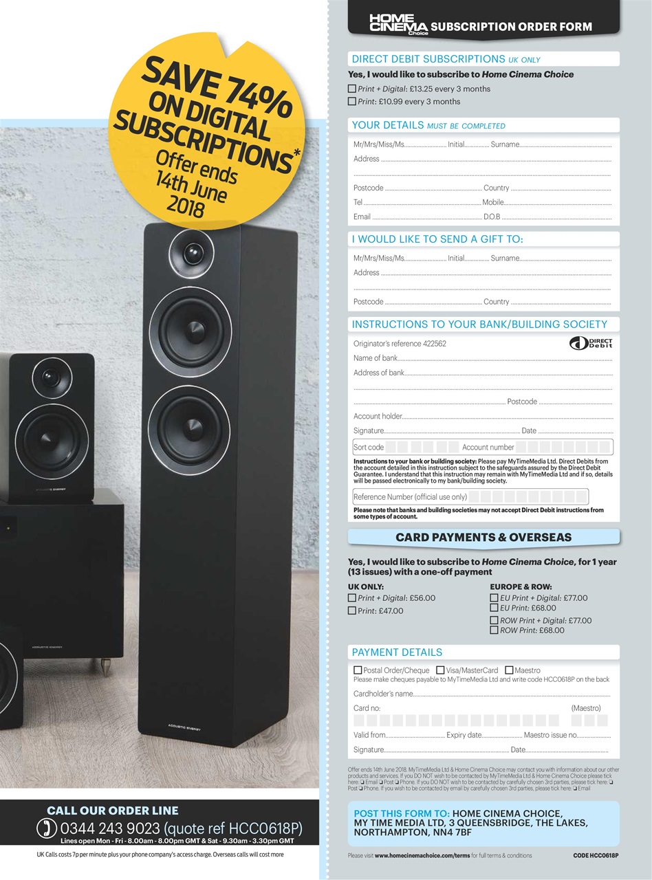 Home Cinema Choice Preview Pages