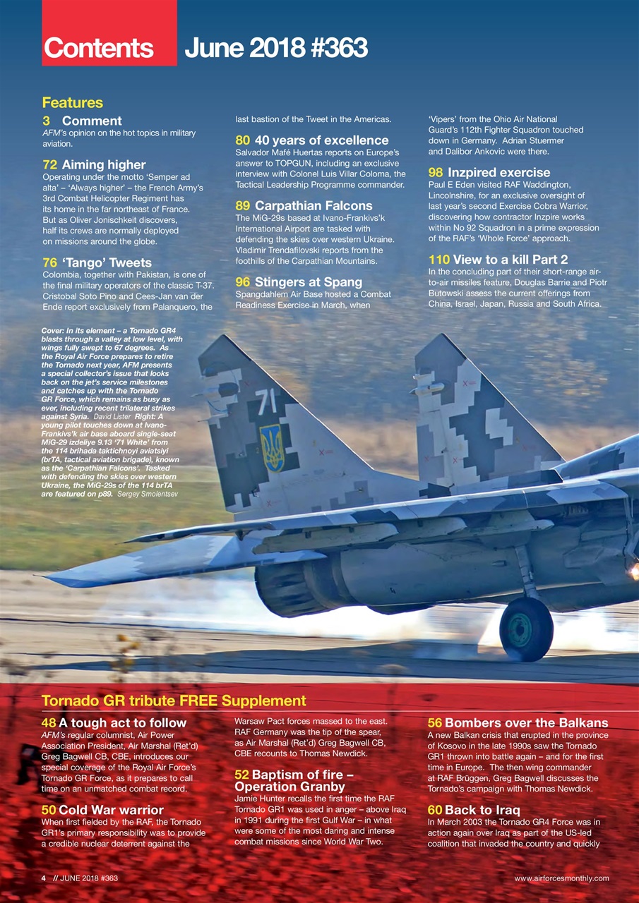AirForces Monthly Preview Pages