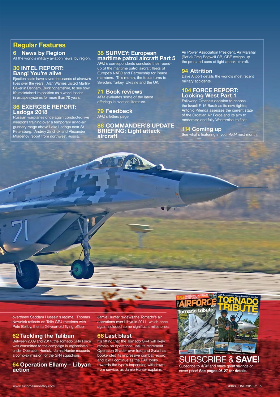 AirForces Monthly Preview Pages
