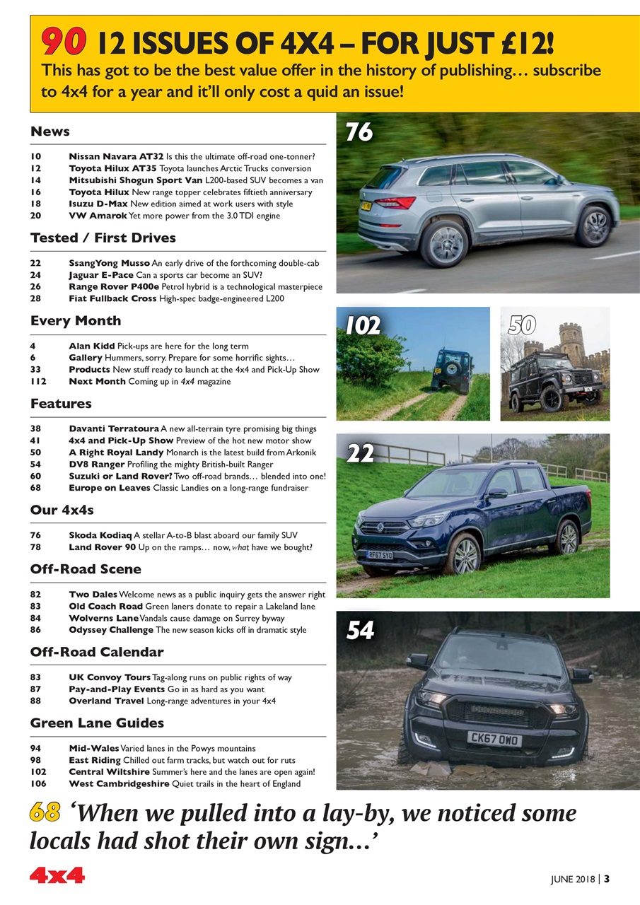 Overlander 4X4 Preview Pages