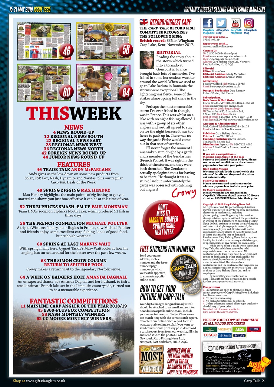 Carp-Talk Preview Pages