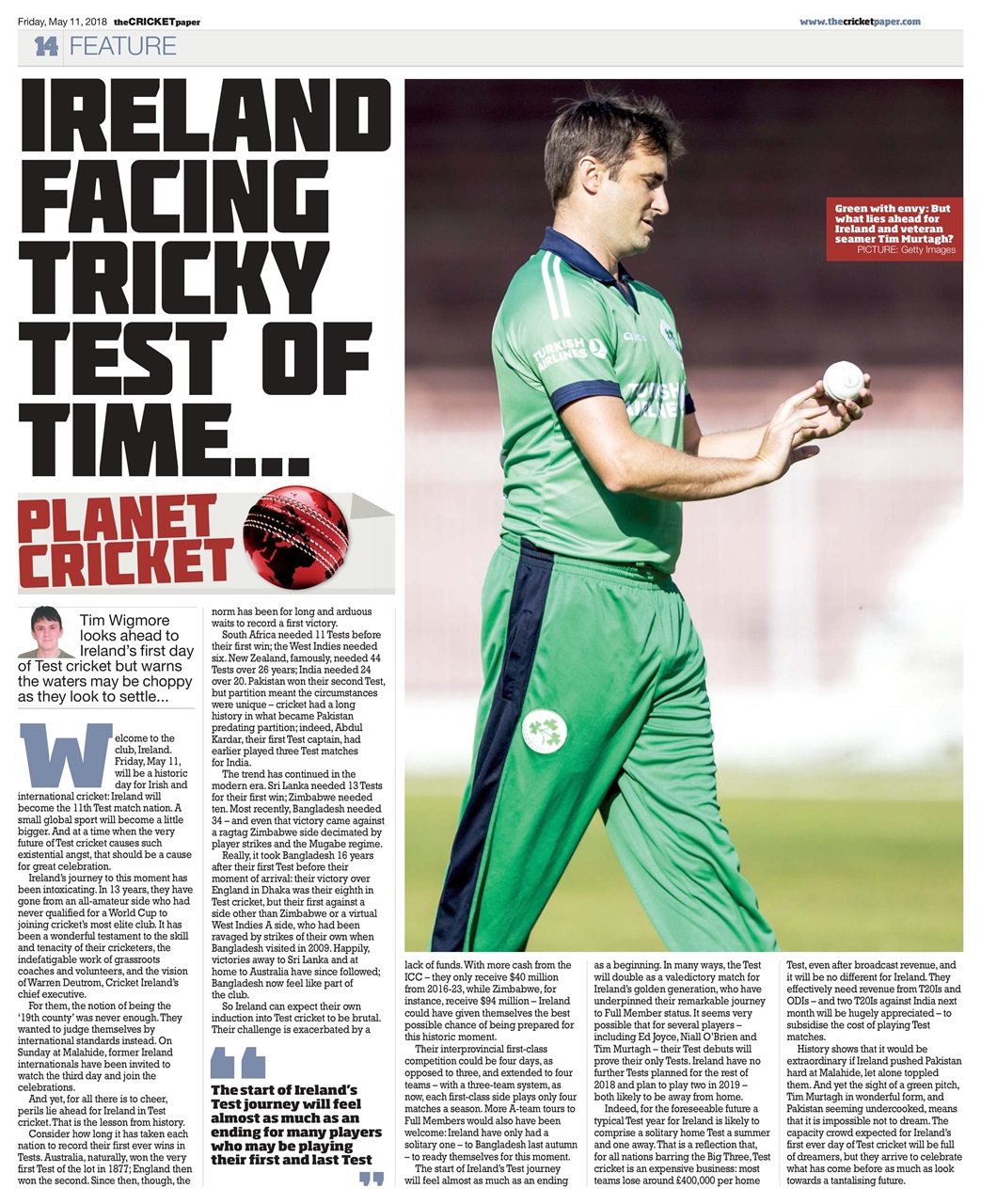 The Cricket Paper Preview Pages