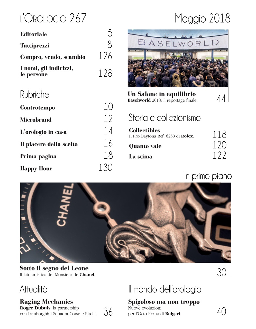 L'Orologio Preview Pages