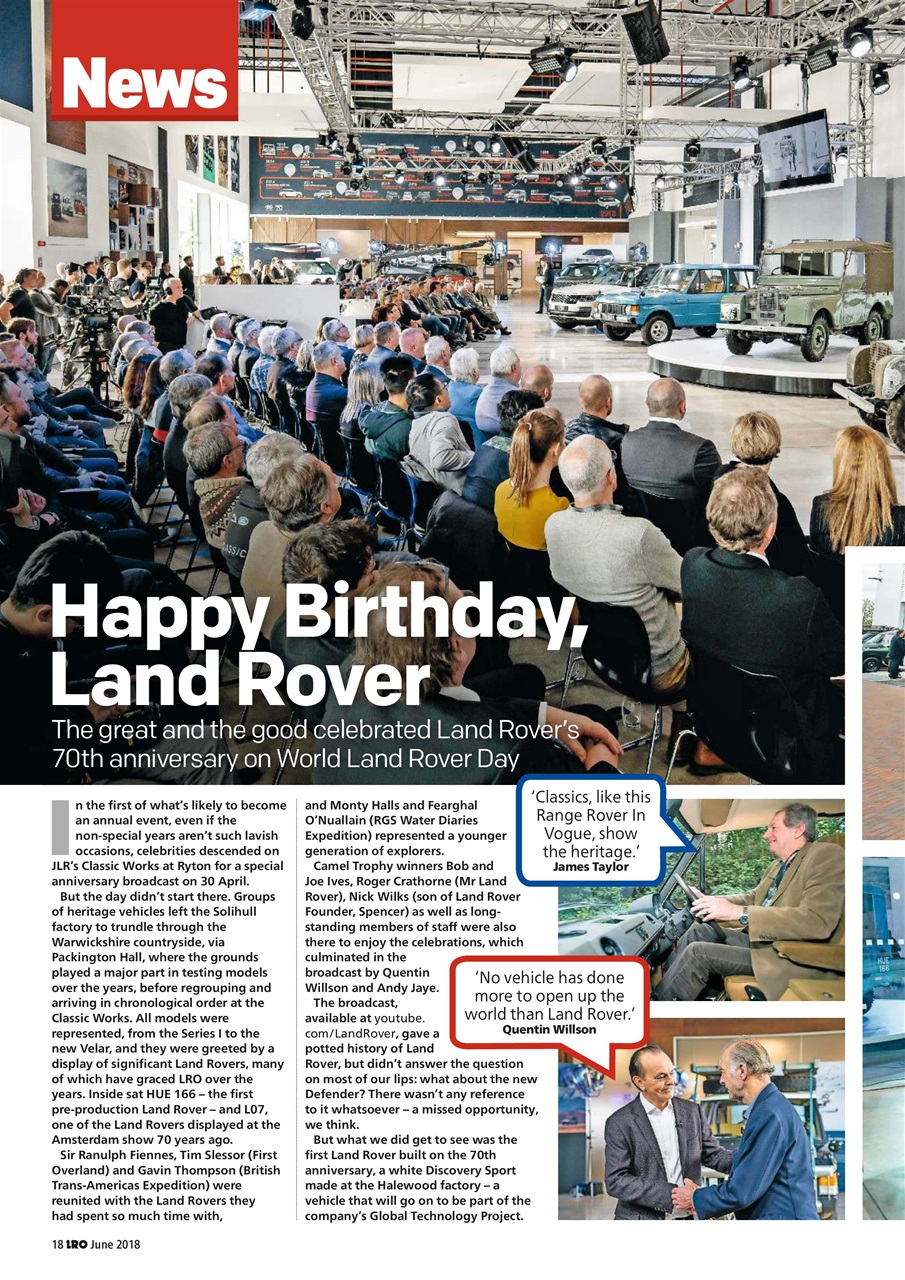 Land Rover Owner Preview Pages
