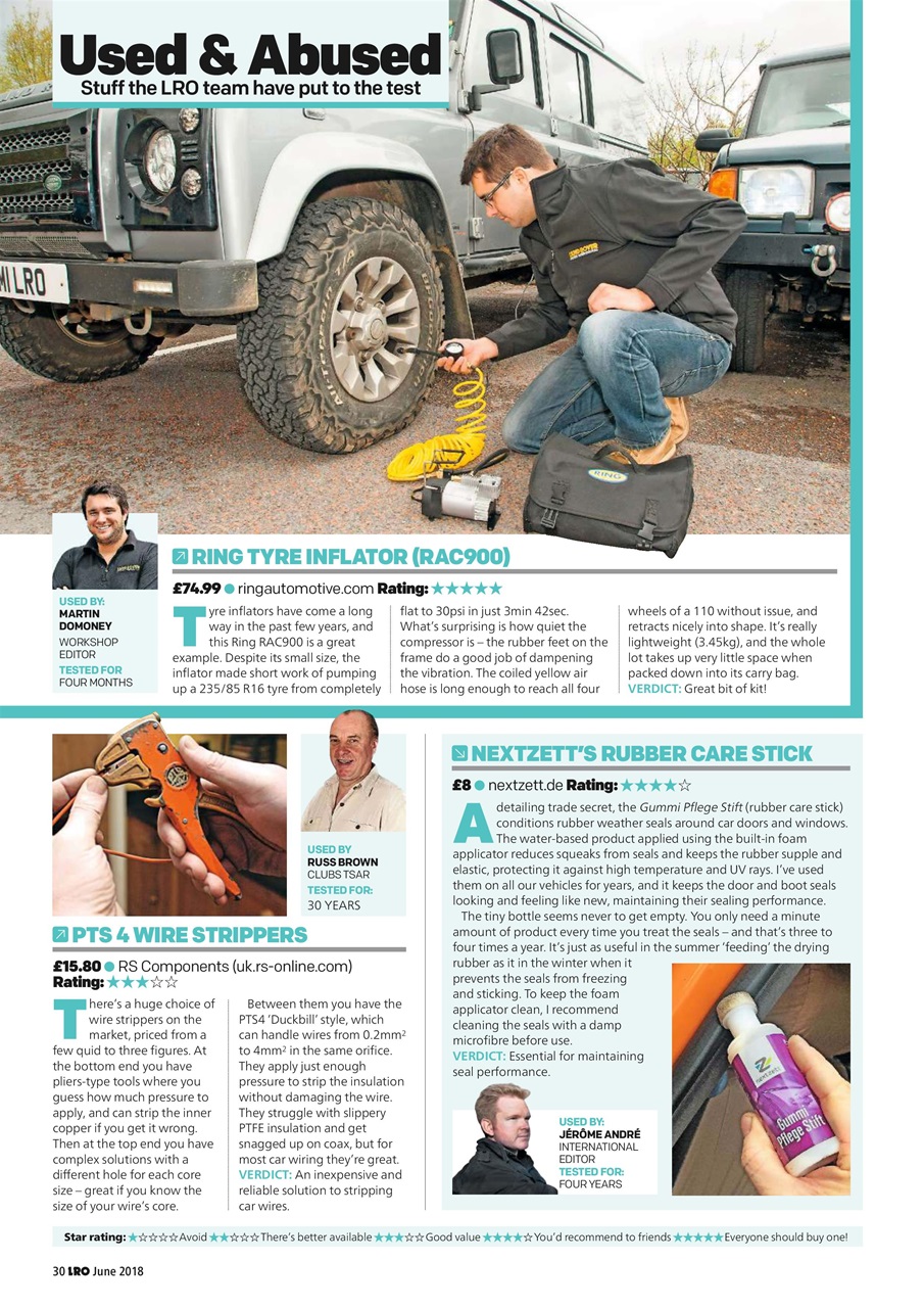 Land Rover Owner Preview Pages