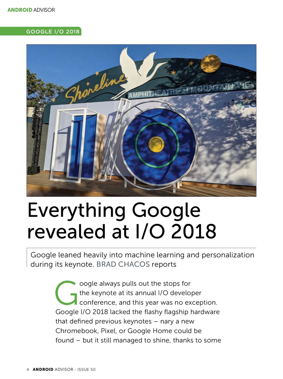 Android Advisor Preview Pages