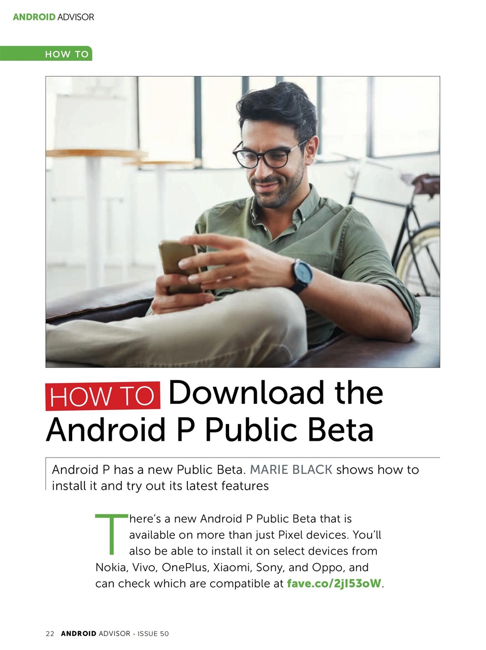 Android Advisor Preview Pages
