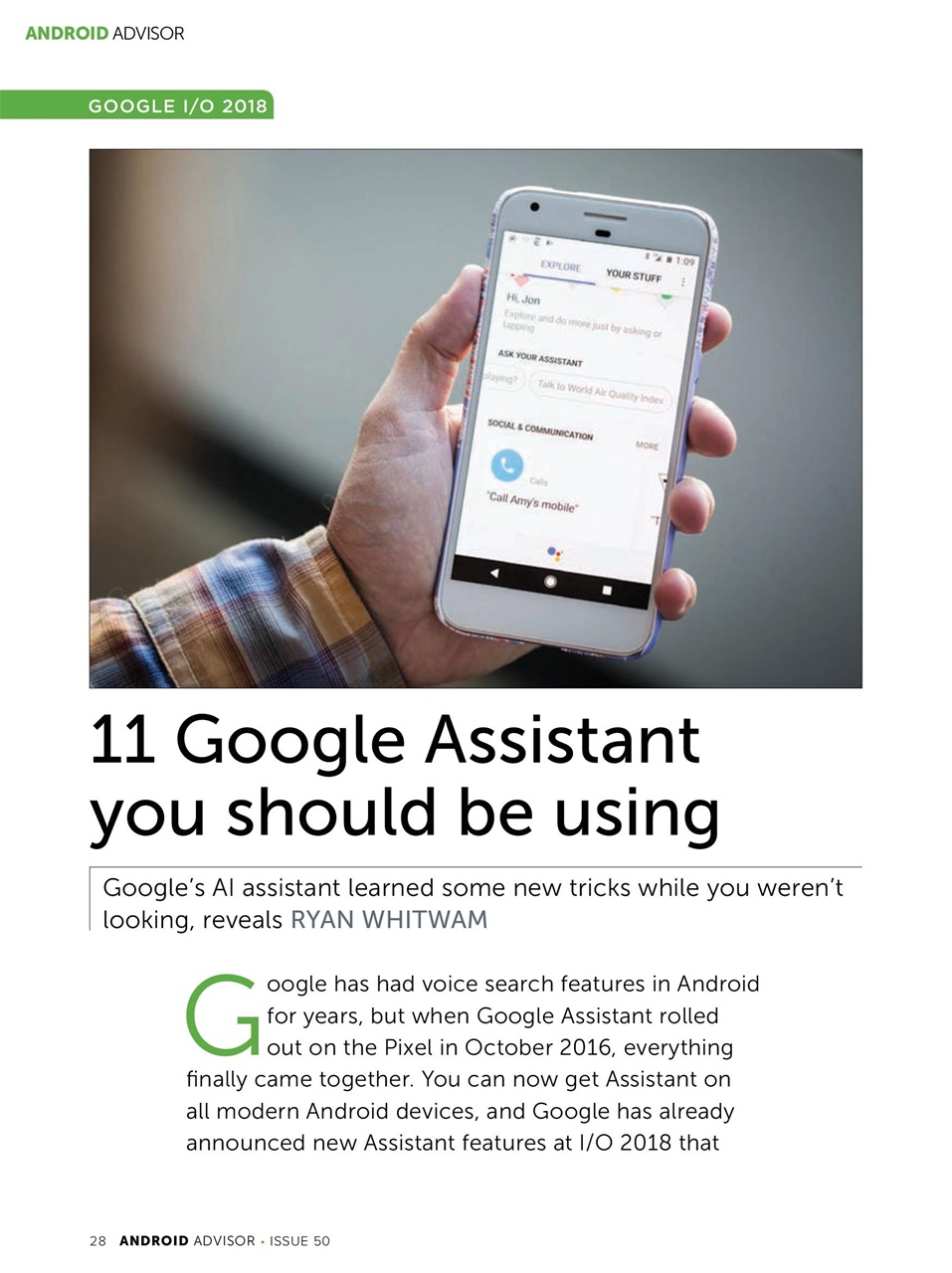 Android Advisor Preview Pages
