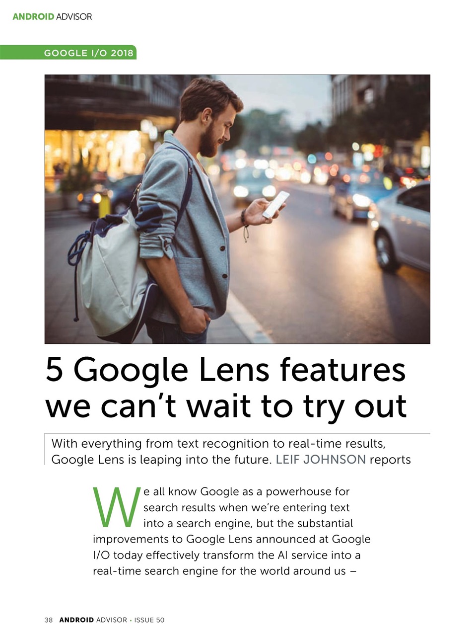 Android Advisor Preview Pages