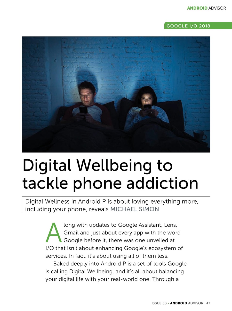 Android Advisor Preview Pages