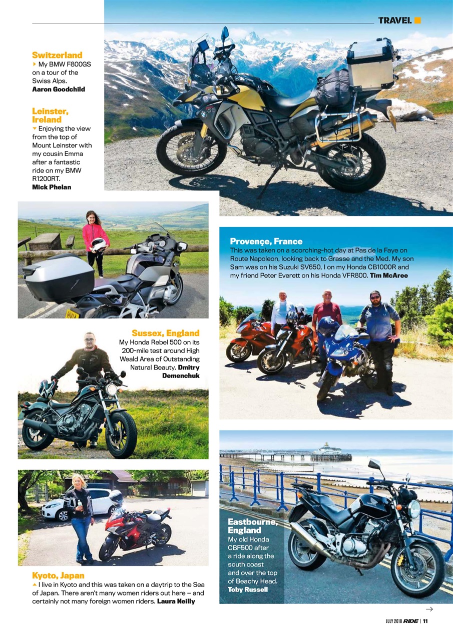 Ride Preview Pages