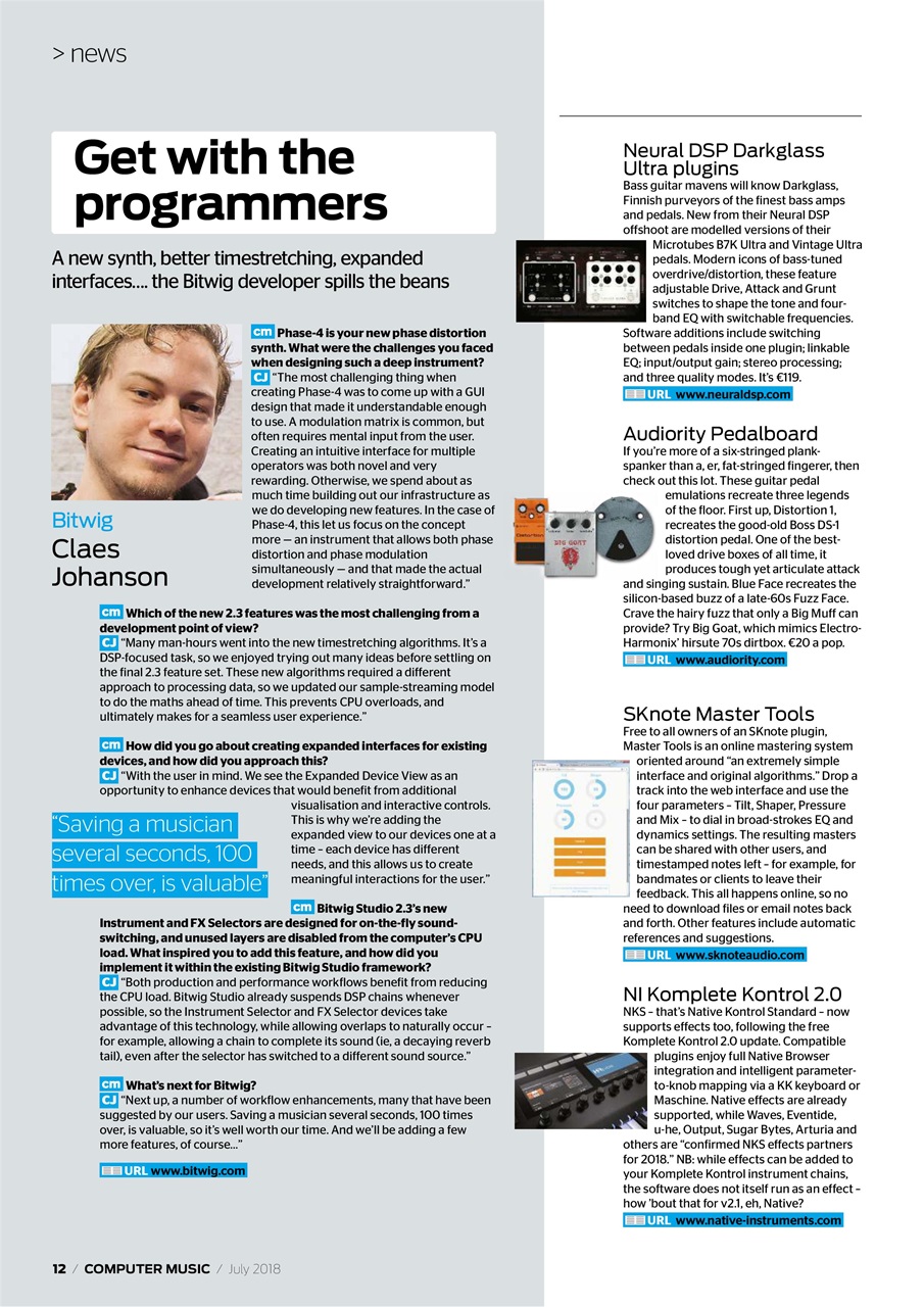 Computer Music Preview Pages