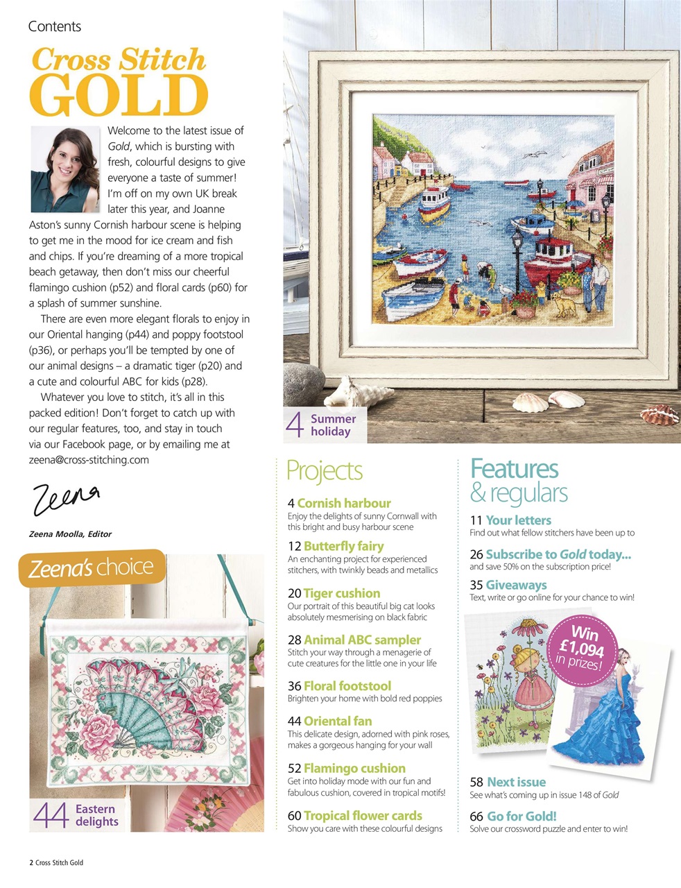 Cross Stitch Gold Preview Pages