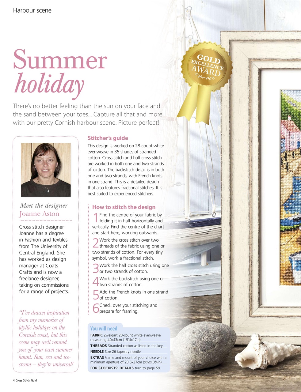 Cross Stitch Gold Preview Pages