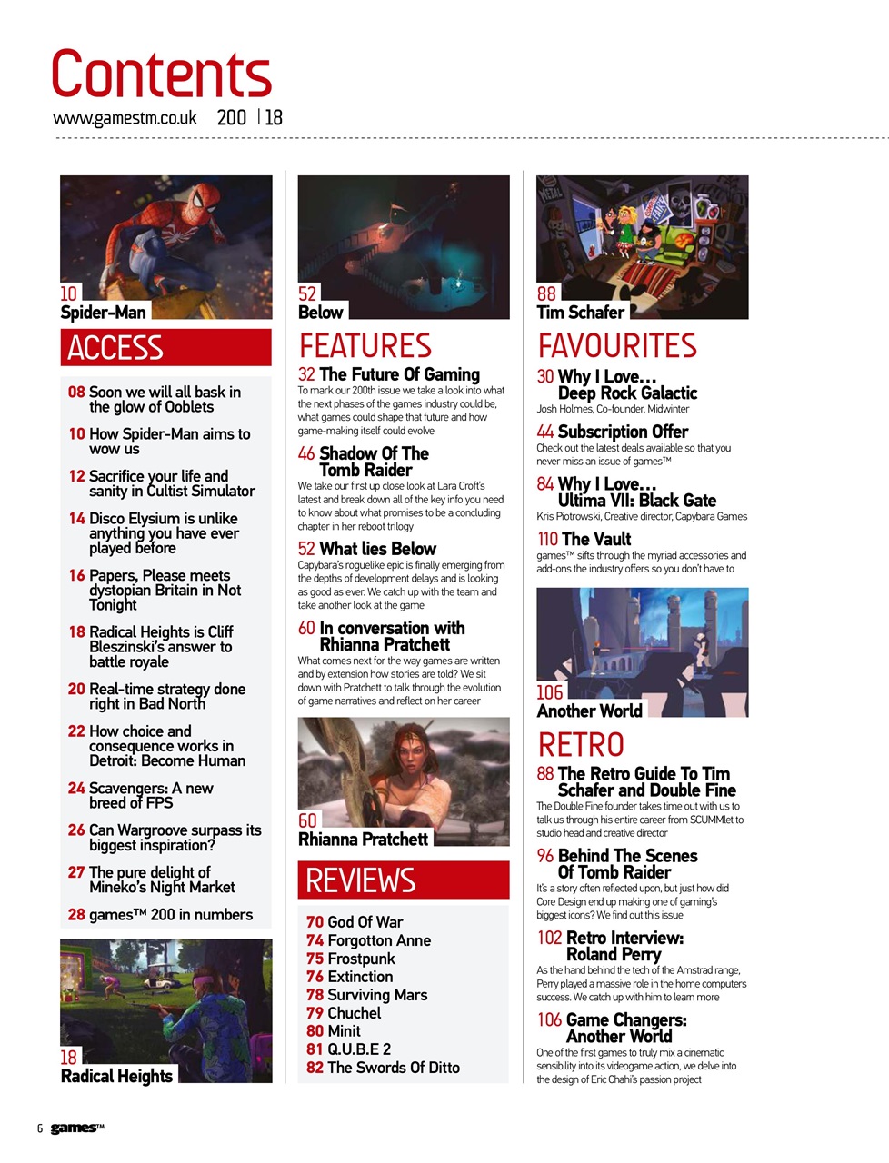 games (TM) Preview Pages