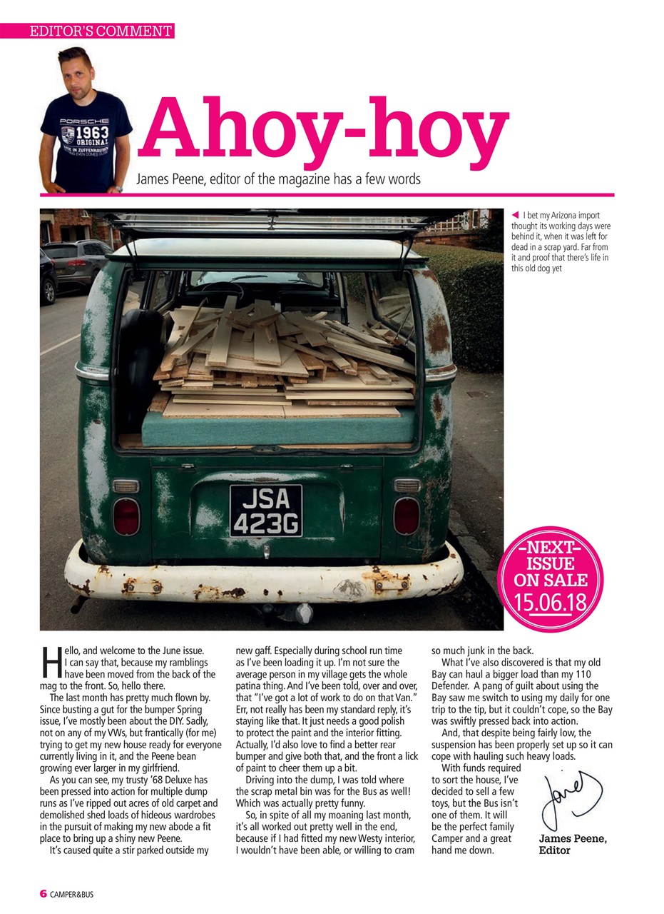 VW Camper Preview Pages